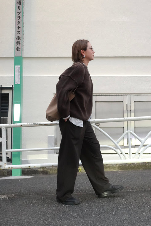 ベーシックルーズニット